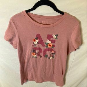 Floral Aeropostale Pink Tshirt!🌸💖